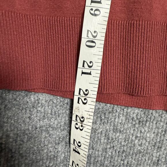 Daily Ritual Mens Sz Medium Crew Neck Sweater Burnt Orange Pullover Long Sleeves - Picture 5 of 7